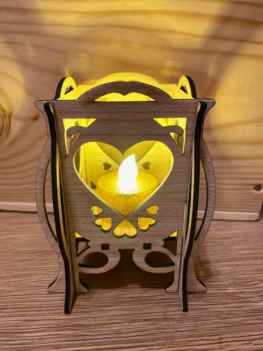 PHOTOPHORES en bois découpé - La lumière au coeur de la nature